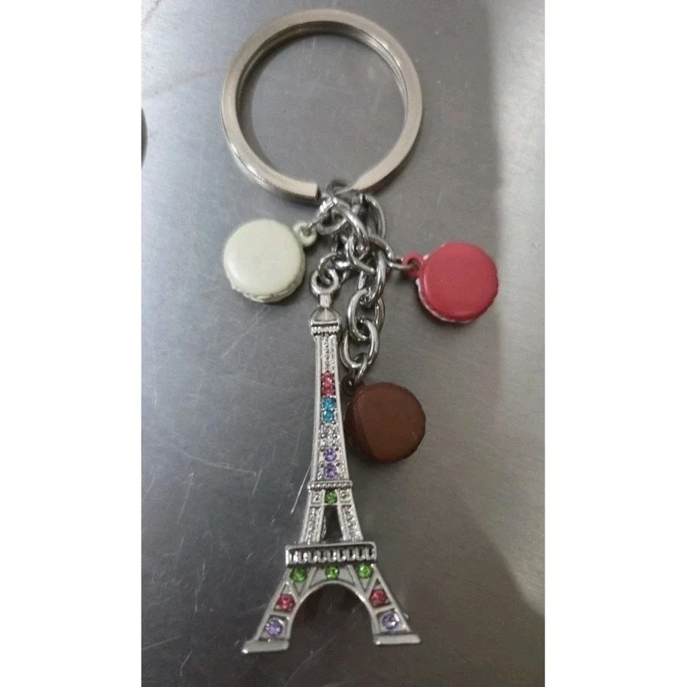 Lot Of 5 European‎ Key Rings/purse Charms London Italy Paris